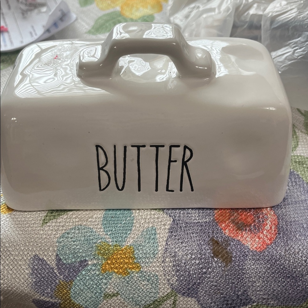 Rae Dunn “BUTTER” Covered Butter Dish - Lid Only!